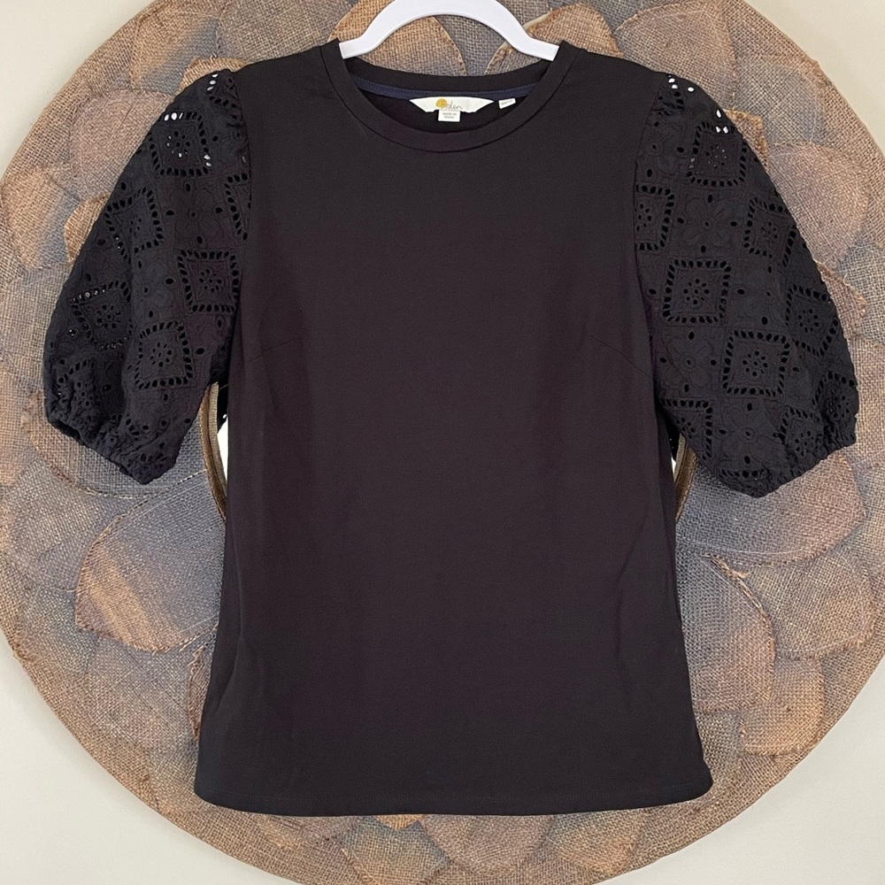 Boden Women’s Shirt with Eyelet Sleeves